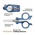thumbnail image 2 of Tijeras plegables de viaje Fiskars aptas para TSA, acero inoxidable, 2 of 9