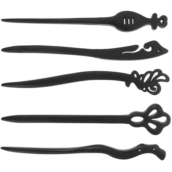 unbranded 5pcs Vintage Chinese Style Hair Stick Creative Updo Hair Pin Hair Accessory Random Style