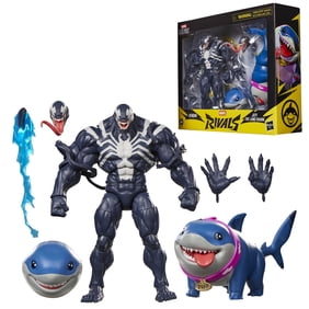 Marvel Legends Series Marvel Rivals Venom & Jeff the Land Shark 6-Inch Action Figures