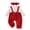 Red-UO6, variant on Mnyotv Ruffle Plush Rompers with Bow and Headbands Fall Winter Clothes for Infant Baby Girls Size 12-18Months