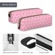 thumbnail image 4 of Easygdp Pink Bows para Estuche de Lápices de Cuero, Estuche de Papelería de Cuero, Estuche de Gran Capacidad con Cremallera, 4 of 7