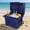 Blue, variant on LiteHaven 25QT Hard-Sided Rotomolded Coolers, Turquoise Small Ice Chest with T-Latches, Insulated Travel & Camping Cooler, Beach Essentials Orange