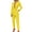Yellow, variant on Aayomet Workout Jumpsuits For Women 2023 Women's Fashion Solid Color Lacing Deep V Casual Jumpsuit,Black M