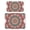 White-537, variant on 2 Pack Geometric Mandala Coffee Bar Mat - Folk Style Pattern, 4-Layer Non-Slip & Durable Counter Mat