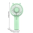 thumbnail image 4 of Ventilador Pequeño Mano 2024 Nuevo Ventilador Recargable USB Mini Ventilador Pequeño Portátil (verde) (modelo Recargable USB Verde), 4 of 9