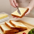 thumbnail image 6 of Plastic Butter Dish Butter Dish with Lid and Slicer for Easy Cutting and Storage Butter Box Cheese Keeper Airtight Rectangular Butter Storage Container, 6 of 6