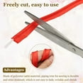 thumbnail image 4 of Piping Bias Tape 1/2 Inch 22 Yards Piping Trim with Cotton Core Lip Cord Trim for Sewing Binding Hemming Cushions DIY Decor Crafts, Gray, 4 of 7