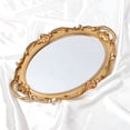 thumbnail image 4 of XIBUFE 2026 New Vintage Decorative Gold Framed Mirror,Small Antique Oval Wall Hanging Mirror - Small - Vintage Mirrors for Wall for Home,Bedroom,Bathroom,Hallway,Office (Gold), 4 of 7