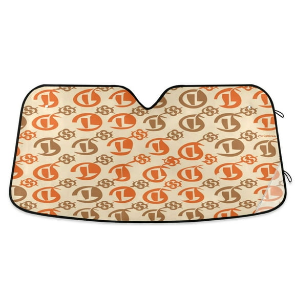 Fun Sign Car Windshield Sun Shade Foldable Car Front Window Visor Heat and UV Protection 53x23.5