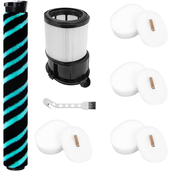 HEPA Filter Brush Roller Accessories Compatible with Shark IP1251 PowerDetect Duo Clean Cordless Stick Vacuum Cleaner Replacement Parts XPMHIP1000 XPRMFIP1000
