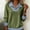 #192-Green, variant on Ounisa Knit Tops with Denim Collar for Women Long Sleeve Button Front Pullover Luxury Office Outfits for Women 2025