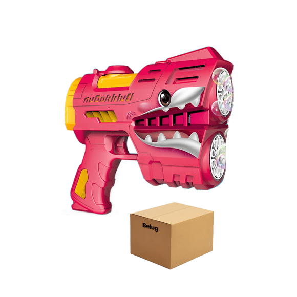 Máquina Pistola De Burbujas Belug Rosa