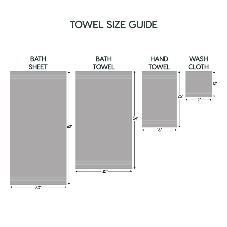 Hand Towel 50×80 cm Black