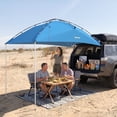 thumbnail image 2 of Outsunny Car Awning Camping Tent Waterproof 11.5 x 8ft, Light Blue, 2 of 10