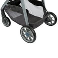 Monbebe Lynx 6 in 1 Modular Travel System Stroller, Distressed Plaid