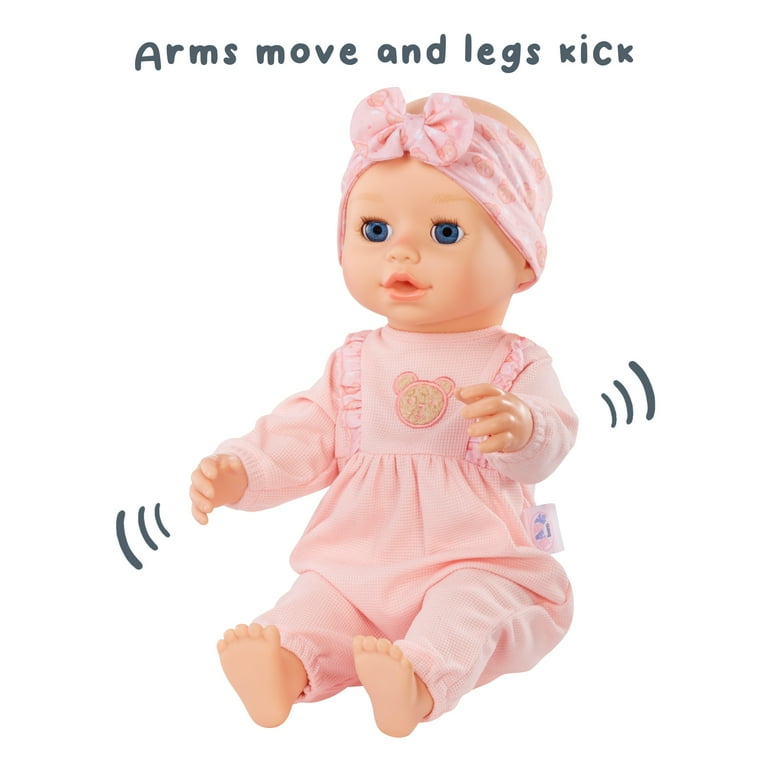 Baby Born Learn to Walk Baby Doll Annabell, Blue Eyes, Ages 3+