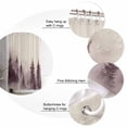 thumbnail image 5 of Extra Long Shower Curtain 72x96 Inch, Vintage Forest Shower Curtain Waterproof Bathroom Decor Farmhouse Pine Trees Natural Landscape Fabric Bath Curtain Set Accessories with Hooks, 5 of 6