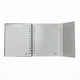 thumbnail image 3 of Libreta de tapa dura laminado liso con espiral metálico en la lateral con solapa protectora, Nintendo color blanco con negro, 3 of 4