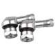 thumbnail image 1 of 2x90 Grados CNC Aluminio Universal Motocicleta Rueda Válvula Vástagos Plata Zulema Vástagos de válvula de motocicleta CNC, 1 of 8