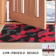 thumbnail image 3 of Red Black Camo Classic Pattern Door Rugs,Washable Non Slip Door Mats Indoor,Decorative Door Mats,Entry Mat Indoor for Entrance,Bedroom,Kitchen,Bathroom,17"x30", 3 of 6