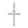 thumbnail image 3 of 925 Sterling Silver Polished INRI Cross Shaped Pendant, 3 of 5