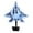 blue, variant on HILABEE Simulation 1: 100 USA Scale Model with Support Scenery - gray, 21x15x6.5cm