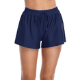 thumbnail image 1 of Hilor Women's Swim Board Shorts Plus Size Drawstring Swim Bottoms High Waist Swim Shorts, 1 of 6