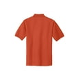 thumbnail image 6 of Port Authority TLK500 Mens Silk Touch Polo T-Shirt, Orange - 2XL Tall, 6 of 6