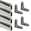 3/4 in. x 5/16 in. x 48 in. (4 ft.) Screen Frame Kit, Gray (1 kit)