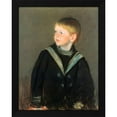 thumbnail image 2 of Mary Cassatt 15x18 Black Modern Wood Framed Wall Art Titled - Sailor Boy Gardner As A Child 1892, 2 of 6