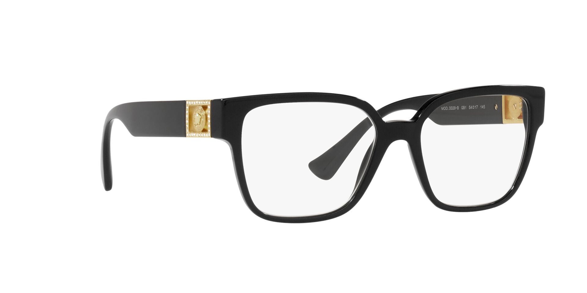 VERSACE VE3329B GB1 Black Demo Lens 54 mm Women's Eyeglasses