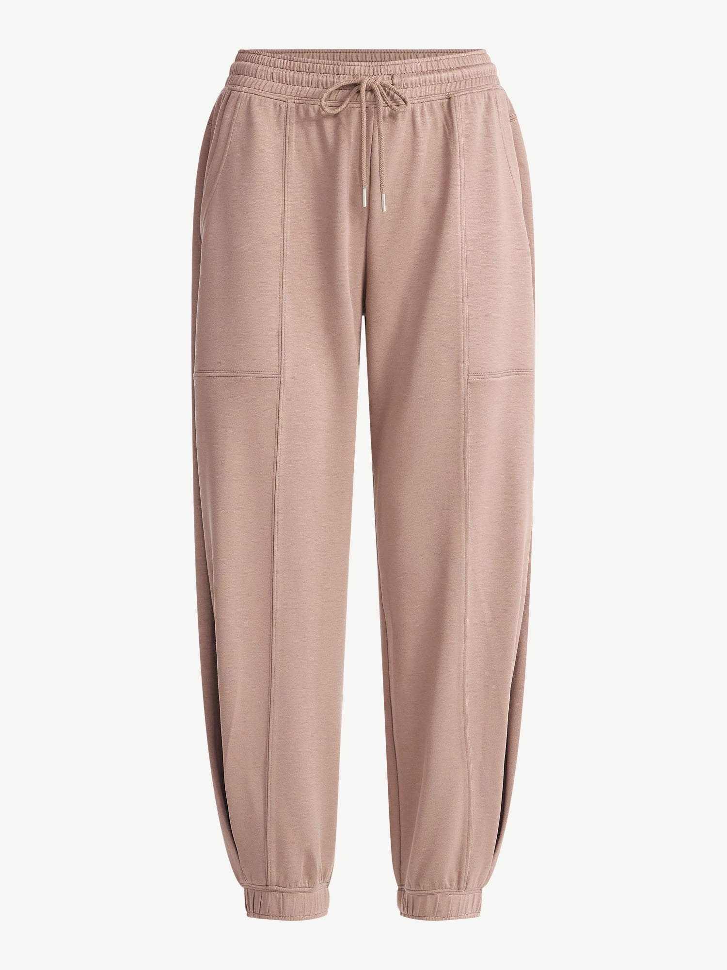 Scoop Women's and Women's Plus New Scubaknit Barrel Pants, Sizes XS-4X