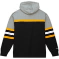 thumbnail image 3 of Men's Mitchell & Ness Black/Gray Pittsburgh Penguins Head Coach Pullover Hoodie, 3 of 4