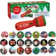 thumbnail image 2 of Christmas Projector Lights Led Stage Lights Snowflake Landscape Flashlight Projection 21 Patterns LED Lights(Red), 2 of 5