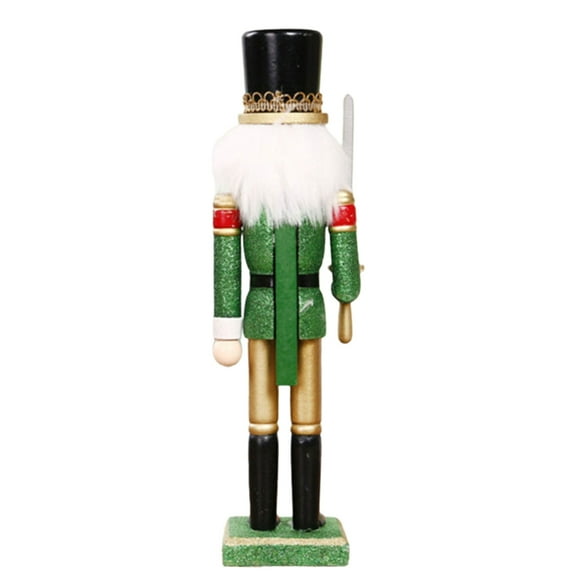 Ciwanning Christmas Wood Nutcrackers Soldier Craft for Home Bar Bookshelf Party Decoration