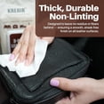 thumbnail image 6 of Kreair 3in1 Leather Wipes 75 XL Count, Clean, Condition & Restore Shine, Extra-Large 8"x10" Wipes for Car Seats, Shoes, Furniture & Bags, Thick, Durable & Non-Linting, Safe for All Leather Types, 6 of 7