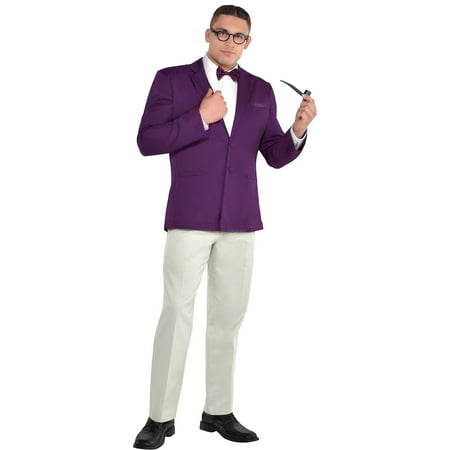 Party City Clue Professor Plum Costume Accessory Supplies for Adults, One Size, Includes Jacket, Glasses, Pipe, Bow