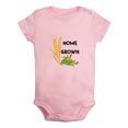 thumbnail image 2 of iDzn Home Grown Funny Rompers For Babies, Newborn Baby Unisex Bodysuits, Infant Jumpsuits, Toddler 0-24 Months Kids One-Piece Oufits, 2 of 5