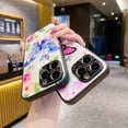 thumbnail image 4 of Cute Kawaii Colorful Butterfly Shell Texture Phonea Case Compatible with iPhone Case (Purple,iPhone 15 Pro Max), 4 of 7