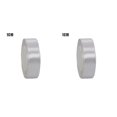 thumbnail image 3 of Bewildely Embalaje de regalo Satén DIY Cinta artificial Favor Bolsa Envoltura Scrapbook Crafting Cinta 1cm Blanco 1cm 2piezas Bewildely CBP149755, 3 of 6
