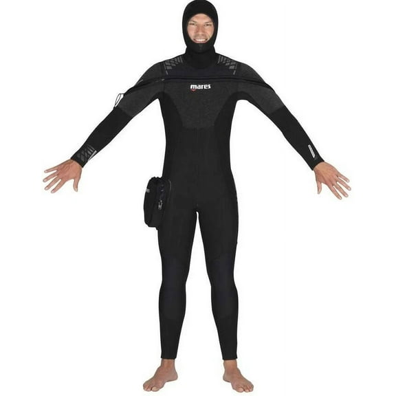 Mares Mens 8/7mm Pro Therm Wetsuit, Medium