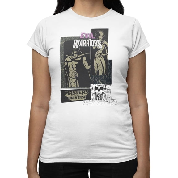 Masters Of The Universe Movie Evil Warriors Rectangle Women's T Shirt (White, S-XXL)