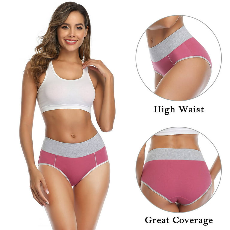 wirarpa Women's Cotton Underwear High Waist Stretch India