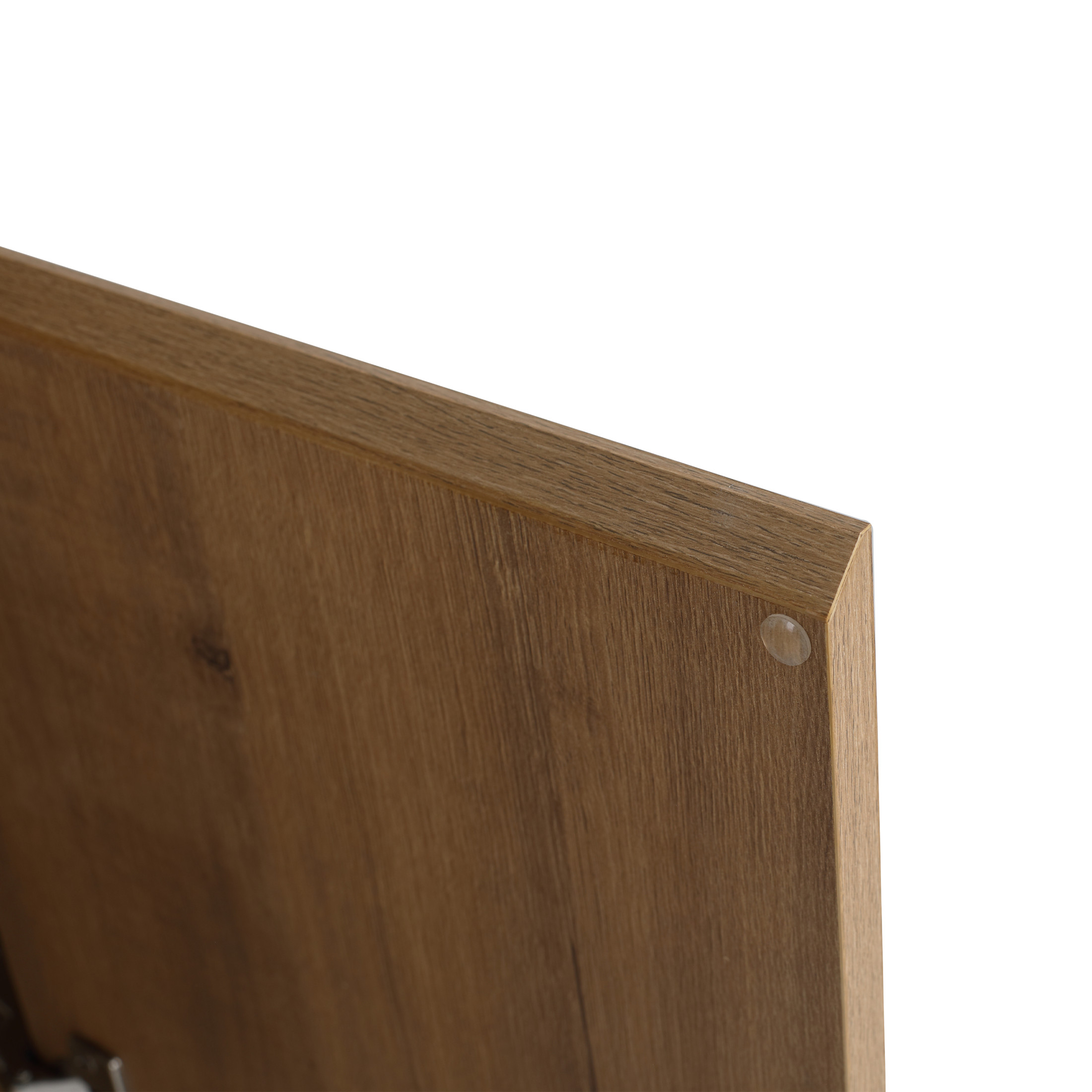 Noble House 30" Floating Bathroom Vanity with Black Ceramic Basin, Soft-Close, Adjustable Open Shelf, Imitative Oak