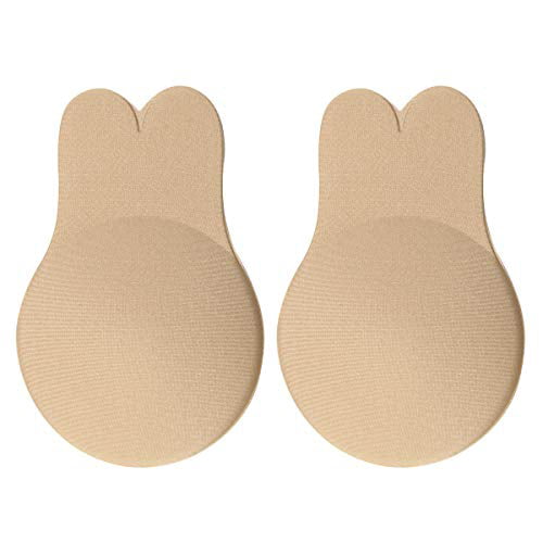 Invisible Adhesive Silicone Breast Lifting Nippleless Covers 4.3inch Breast Lift Pasties for Women 