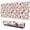 White Cow Strawberry, variant on Long Mouse Pads for Desk,White Cow Black Spot Face Pattern Desk Mats on Top Of Desks, Desk Mouse Pad Extra Large with 3mm Non-Slip Base and Stitched Edge for Gaming,Office,Work,Home 31.5"x11.8"