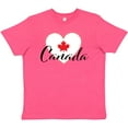 thumbnail image 3 of Inktastic Canada-heart and Maple Leaf Youth T-Shirt, 3 of 5