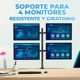 thumbnail image 1 of Soporte de Mesa o Escritorio para 4 Monitores Ele-Gate HOLD67 Pantalla 13 A 27, 1 of 4