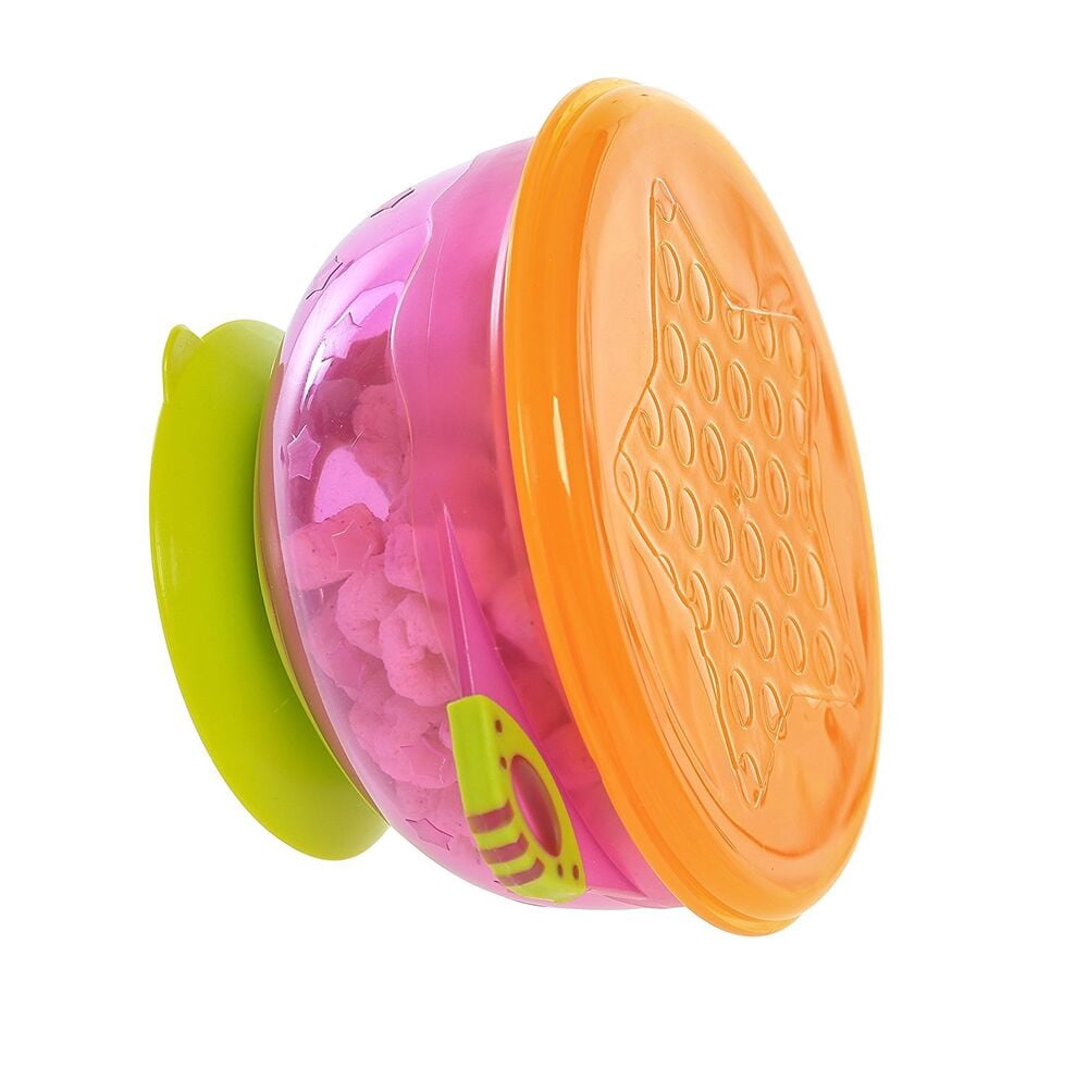Baby Bowls - Set of 3 Stay Put Suction Bowls with Lids - Feeding Bowl Snack Time