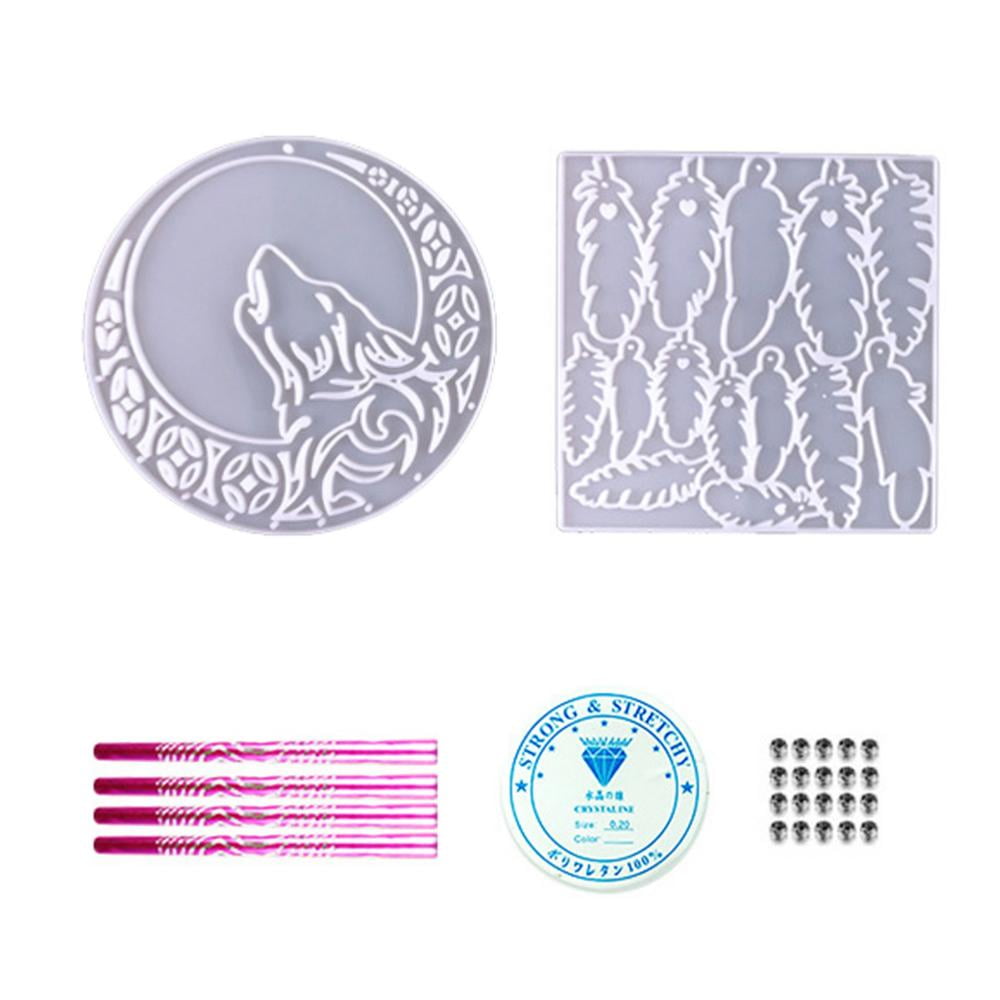 Famure Silicone Molds Large Dream Catcher Silicone Mold with Animal Shape &  Feather Flexible Dreamcatcher Silicone Mould with Animal Shape & Feather  DIY Crafts Making Mould for Wall Pendant elegance - Walmart.com